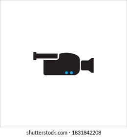 Film and camera  icon logo, vector design illustration 