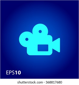 Film camera icon for web