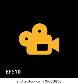 Film camera icon for web