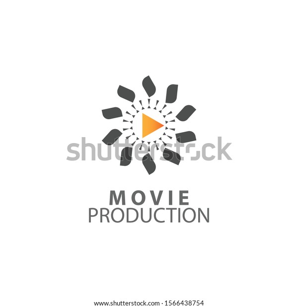 film camera logo. Movie camera.\
Creative logo. Movie logo, can be use for any design\
project
