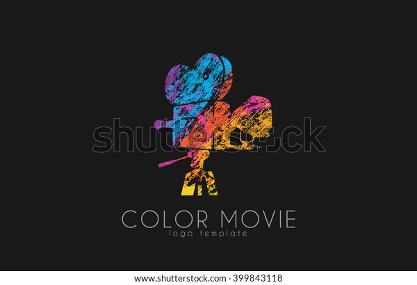 film
camera logo. Movie camera. Creative logo. Movie
logo