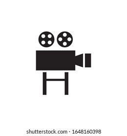Film camera logo template vector icon design