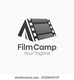 Plantilla de Diseño de Logo de Film Camp. Bueno para empresas, agencias, comunidad y Organización