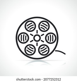 film or cinema coil icon