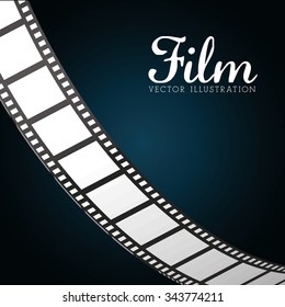 Film and cinema icons graphic design, vector illustration eps10