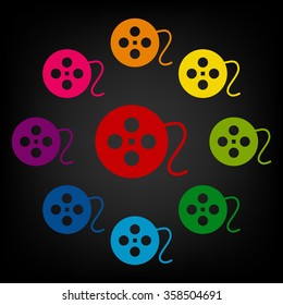 Film circular icon