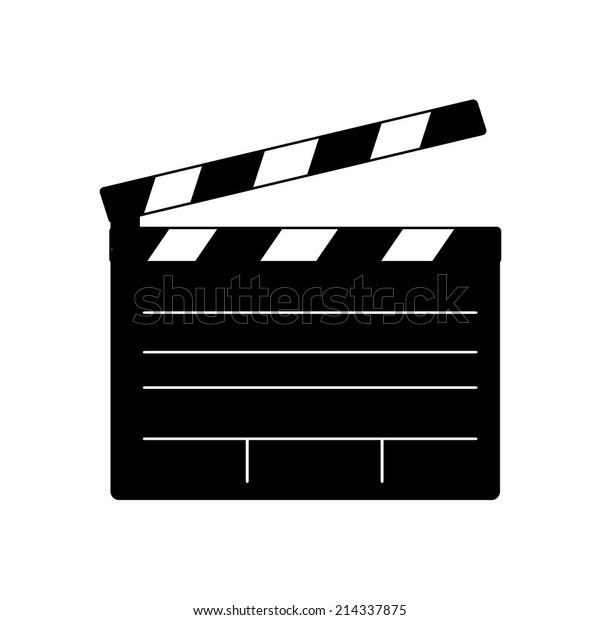 Film Clap Board Cinema Vector Icons Stock Vector (Royalty Free) 214337875