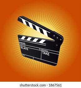 1,310 Editable clapboard film vector Images, Stock Photos & Vectors ...