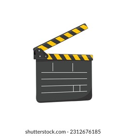 Film Clapboard Icon Vector Design.