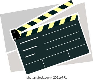 film clapper board