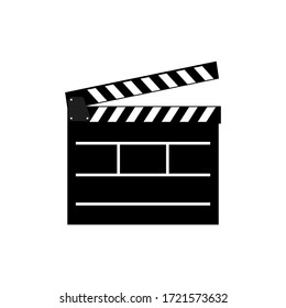 Movie Clapperboard Vector Cinema Film Production Stock Vector (Royalty ...