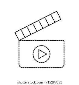 film clapper movie play equipment image