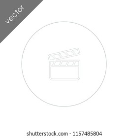 film clapperboard icon