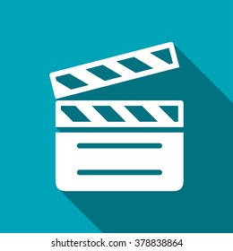 film clapperboard vector icon