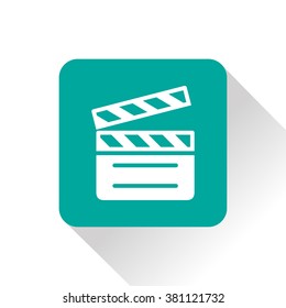 film clapperboard vector icon