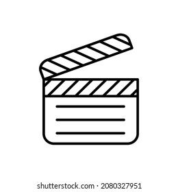 icono del vector del tablero de imágenes aislado en fondo blanco
