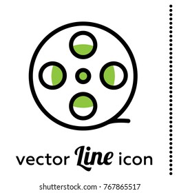 film coil vector icon