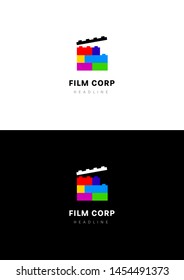 Film corp company logo template.