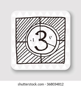 film countdown doodle