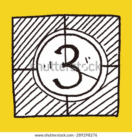 film countdown doodle