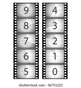 Free Old Film Countdown HD with download Link on Make a GIF