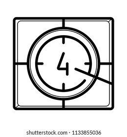 Film Countdown Vector Icon
