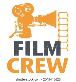 Film Crew design, vector illustration