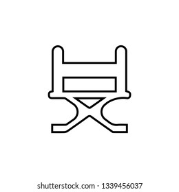 Film drector chair icon