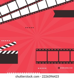 Film  festival social media post .    