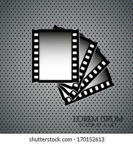 Film Frame on the background