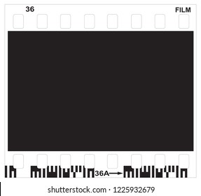 Film frame template 135 type (35mm) negative or positive.