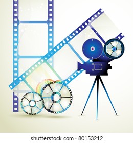 Film frames with colored circles