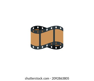 Film Frames vector isolated icon. Emoji illustration. Film Frames vector emoticon