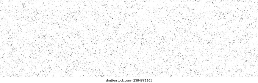 Film grain with splattered texture with small particles of debris and dust in gray tints. Overlay mockup of an old photograph. Abstract grungy background with random noise pattern. Vector illustration