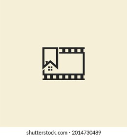 film and home concept for film logo and home concept