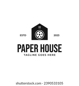Film House Logo Design Concept Vector Illustration Symbol Icon