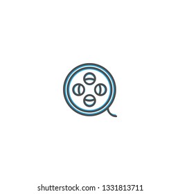 Film icon design. Essential icon vector illustration design