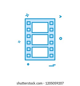 Film icon design vector