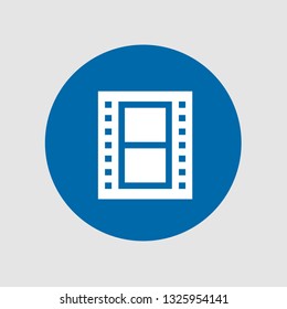  Film icon. Editable  Film icon for web or mobile.