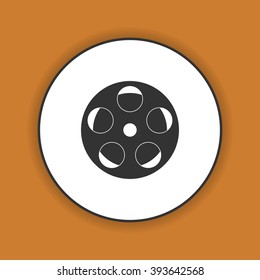 film icon. Flat design style eps 10