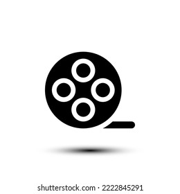 Film icon. flat design vector illustration for web and mobile