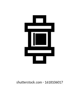 film  icon isolated sign symbol vector illustration - high quality black style vector icons
