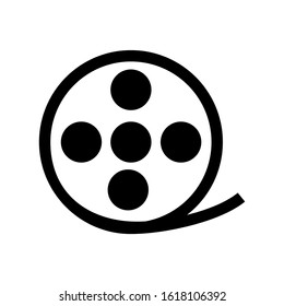 film  icon isolated sign symbol vector illustration - high quality black style vector icons
