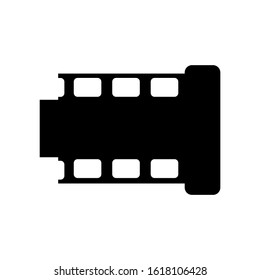film  icon isolated sign symbol vector illustration - high quality black style vector icons

