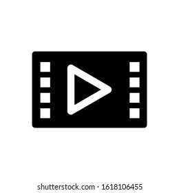 film  icon isolated sign symbol vector illustration - high quality black style vector icons
