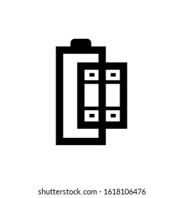 film  icon isolated sign symbol vector illustration - high quality black style vector icons

