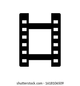 film  icon isolated sign symbol vector illustration - high quality black style vector icons
