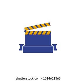 Film Icon logo design vector template