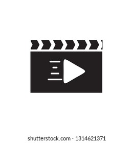 Film Icon logo design vector template