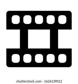 film icon or logo isolated sign symbol vector illustration - high quality black style vector icons

